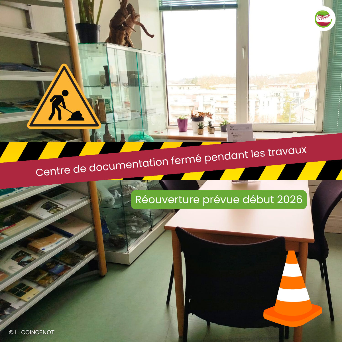 Fermeture temporaire du centre de documentation du Pôle-relais tourbières